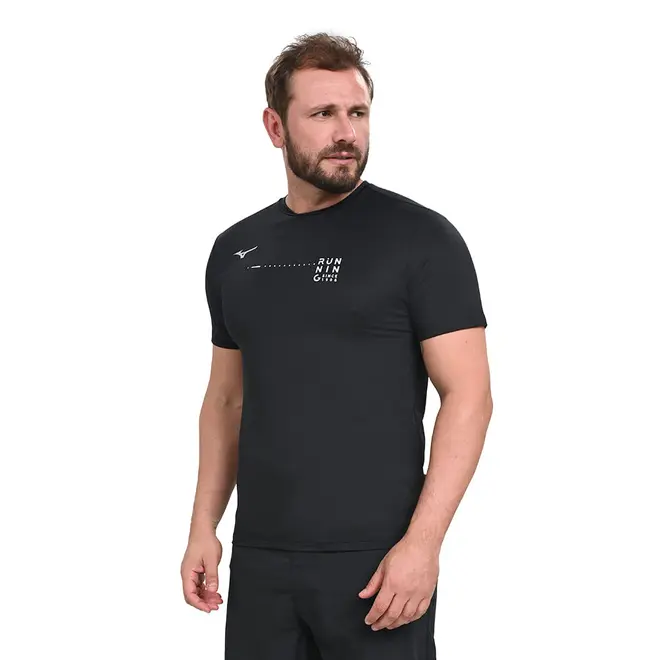 Camiseta de Treino Masculina Mizuno Focus Stamp