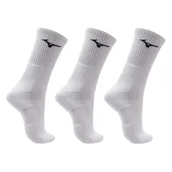Kit Meia Cano Alto Mizuno Prime tam. 33-38 - Pacote com 3 pares
