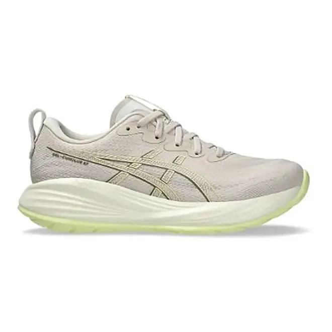 Tênis de Treino Asics Gel Cumulus Bege e Amarelo Feminino