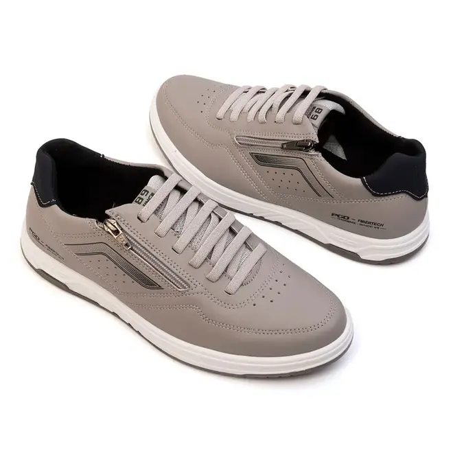 Sapatênis Casual Pegada Cinza Masculino