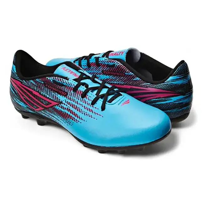 Chuteira Campo Penalty Tornado Y Azul Masculina