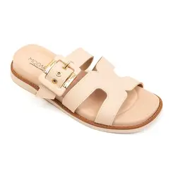 Sandália Rasteira Modare Creme Feminina