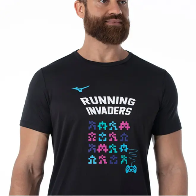 Camiseta de Treino Masculina Mizuno Fitwear Stamp