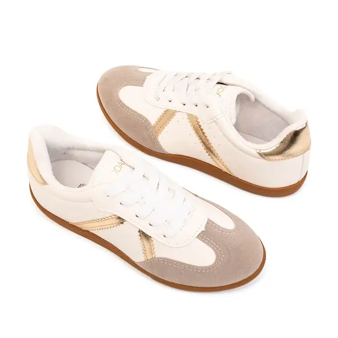 MENINA TENIS ADDAN 18122-BRANCO GOLDEN