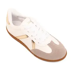MENINA TENIS ADDAN 18122-BRANCO GOLDEN