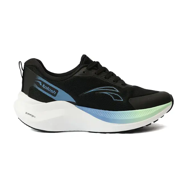 Tênis de Treino Kolosh Preto e Azul Feminino