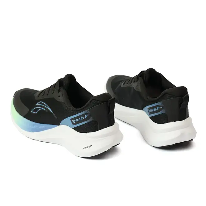 Tênis de Treino Kolosh Preto e Azul Feminino