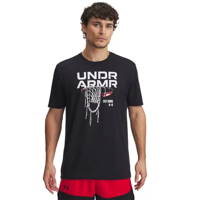 Camiseta de Basquete Under Armour Hoops Net Masculina