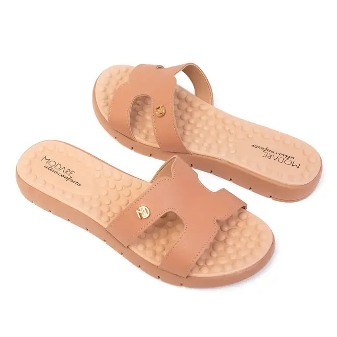 Tamanco Rasteira Modare Nude Feminino