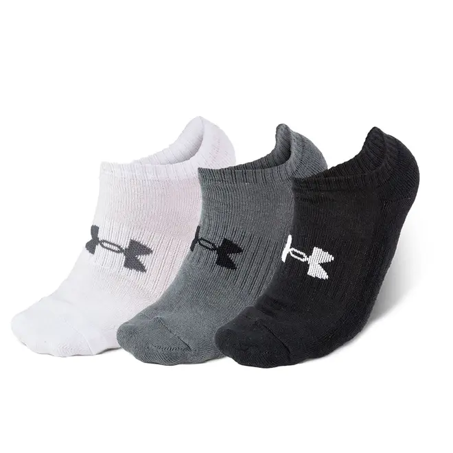 Kit 6 Pares de meias invisível Under Armour Core Cotton