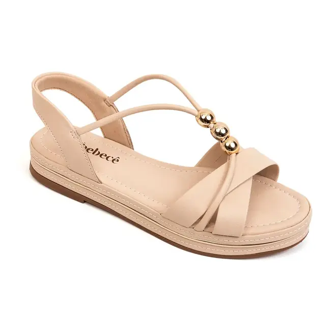 Rasteira Flatform Bebecê Aveia Feminina