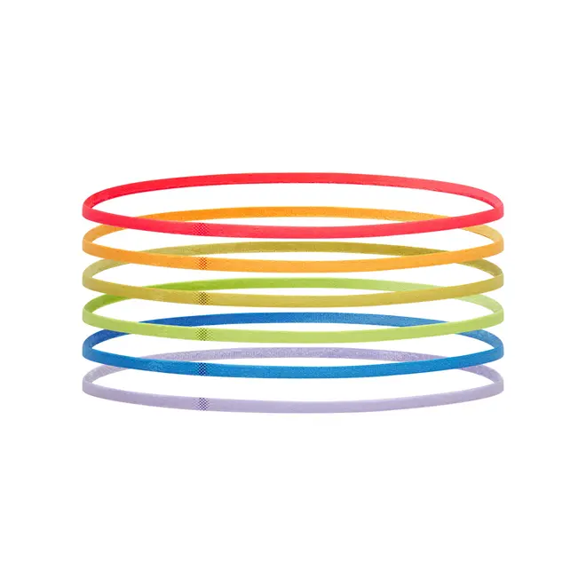 Faixa de Cabeça Under Armour Mini Elastic - Pacote Com 6 Faixas