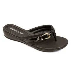 Tamanco Anabela Piccadilly Preto Feminino