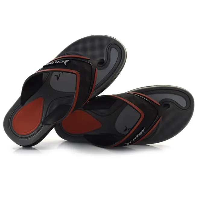 Chinelo Infantil Rider R. Line do 29 ao 36 Preto 12453
