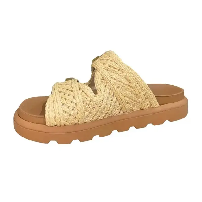 Papete Rasteira Vizzano Natural Feminino