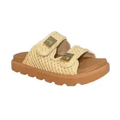 Papete Rasteira Vizzano Natural Feminino