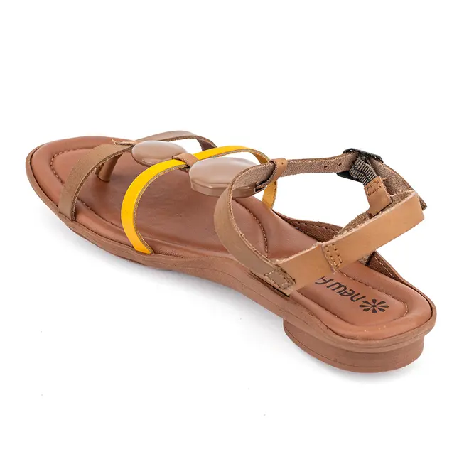 Rasteira Flatform New Face Ambar e Nuts Feminina