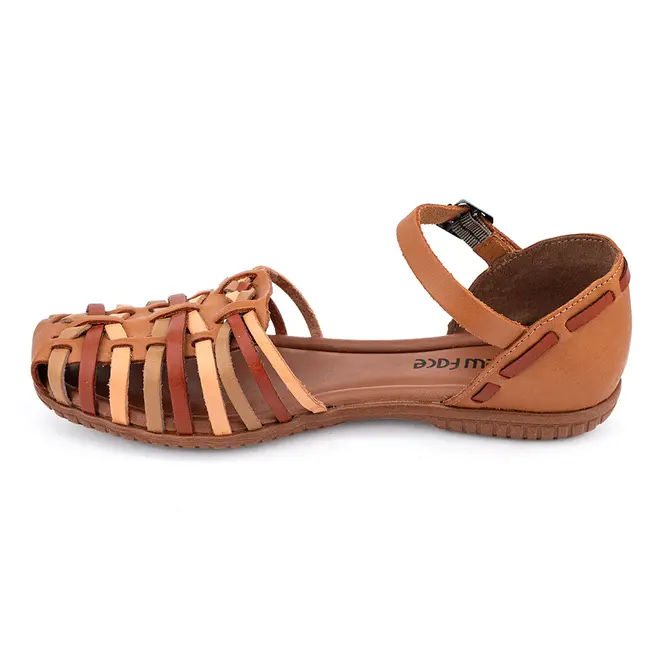 Rasteira Flatform New Face Mel New e Pessêgo Feminina