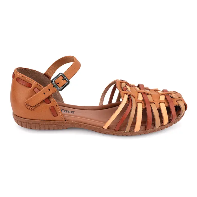 Rasteira Flatform New Face Mel New e Pessêgo Feminina