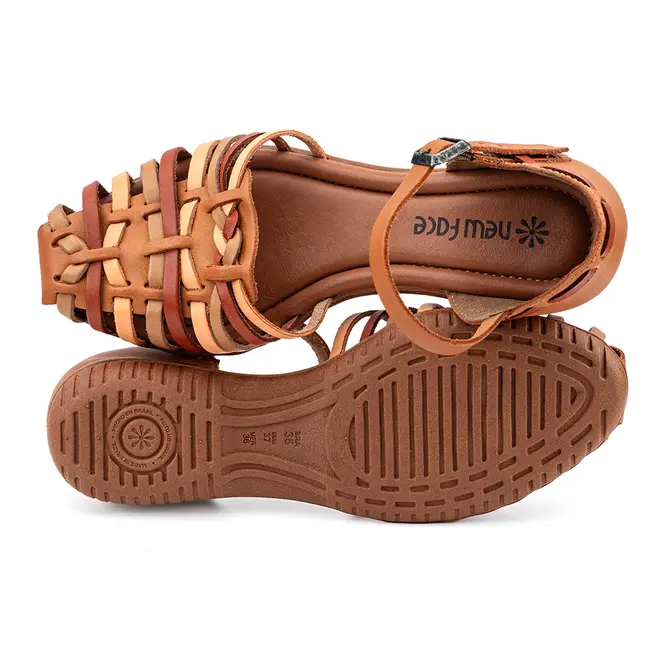 Rasteira Flatform New Face Mel New e Pessêgo Feminina