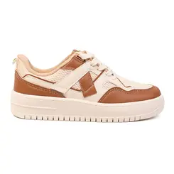 Tênis Casual Sola Caixa Vizzano Branco Off Feminino