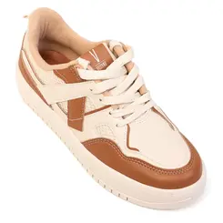 Tênis Casual Sola Caixa Vizzano Branco Off Feminino