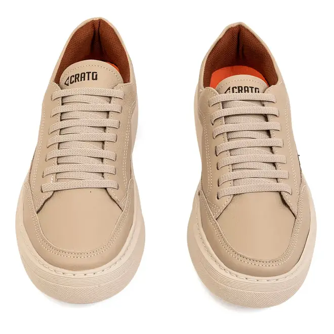 Tênis Casual Sola Caixa Crato Branco Masculino