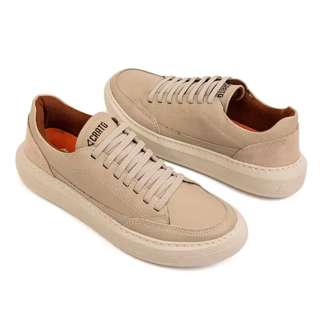 Tênis Casual Sola Caixa Crato Branco Masculino