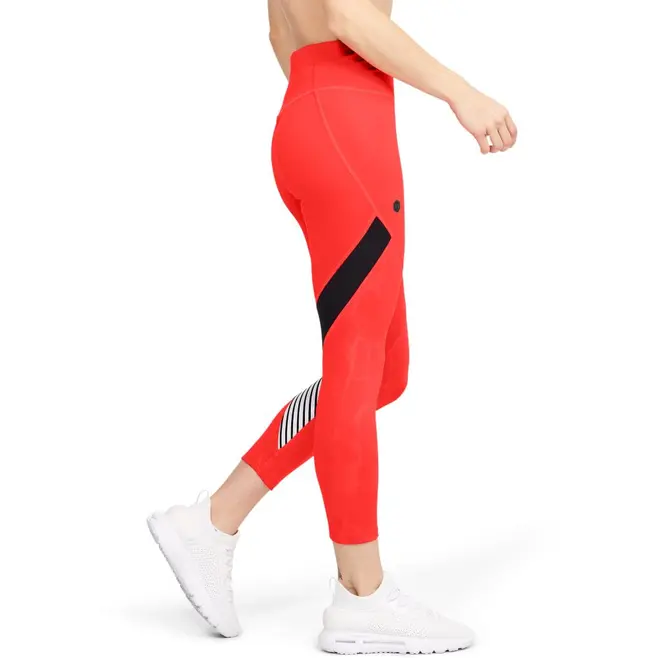Legging de Treino Feminina Under Armour RUSH Embossed Shine Graphic Crop