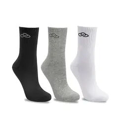 Meia Olympikus Cano Médio pacote c/ 3 pares Feminino