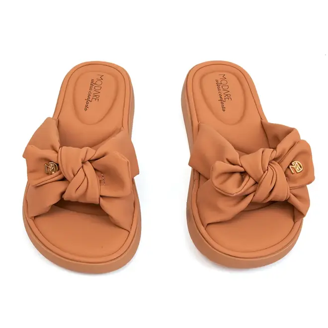 Tamanco Rasteira Modare Nude Feminino