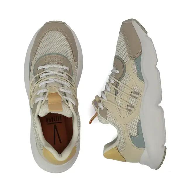 Tênis Casual Sola Caixa Vizzano Branco e Cinza Feminino