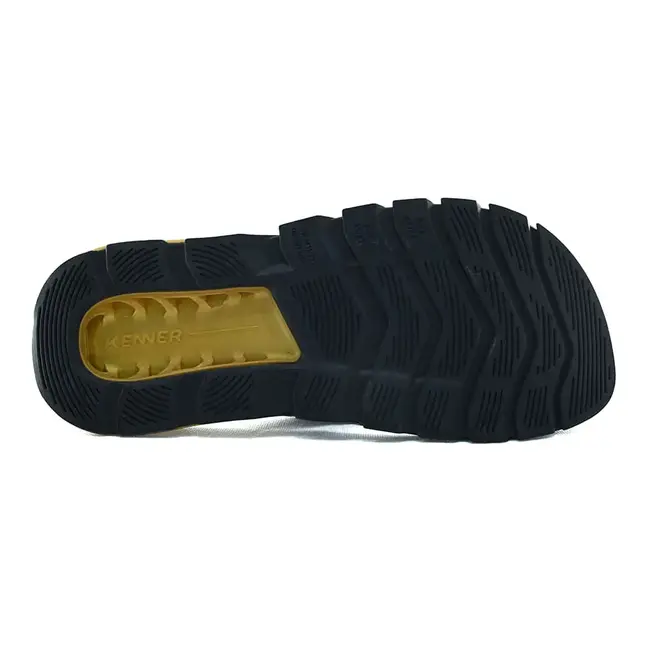 Chinelo Kenner Rakka Dourado e Preto Masculino