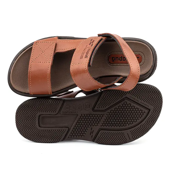 Sandalia Flats Itapua Telha Masculina