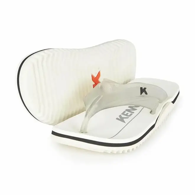 Chinelo Dedo Kenner NK6 Flux Cristal e Branco Masculino