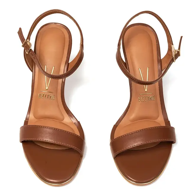 Sandália Salto Vizzano Mocca Feminino
