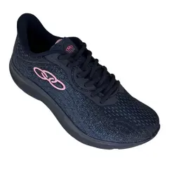 Tênis Esportivo Olympikus Vênus 3 Preto e Rosa Feminino