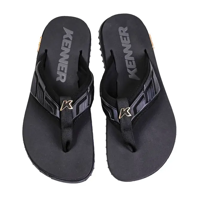 Chinelo Dedo Kenner Kivah Full Force Preto Masculino