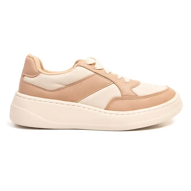 Tênis Casual Sola Caixa Modare Bege Feminino