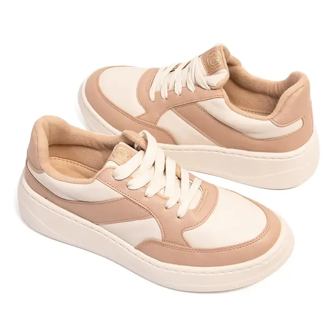 Tênis Casual Sola Caixa Modare Bege Feminino