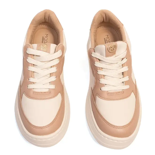 Tênis Casual Sola Caixa Modare Bege Feminino
