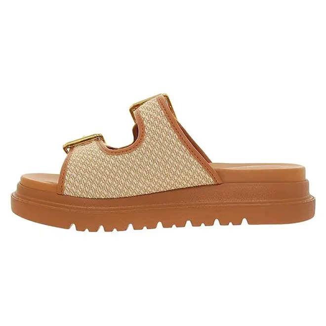 Papete Rasteira Modare Camel Feminina