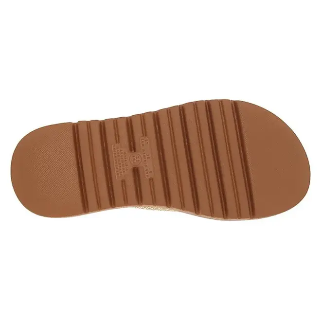 Papete Rasteira Modare Camel Feminina