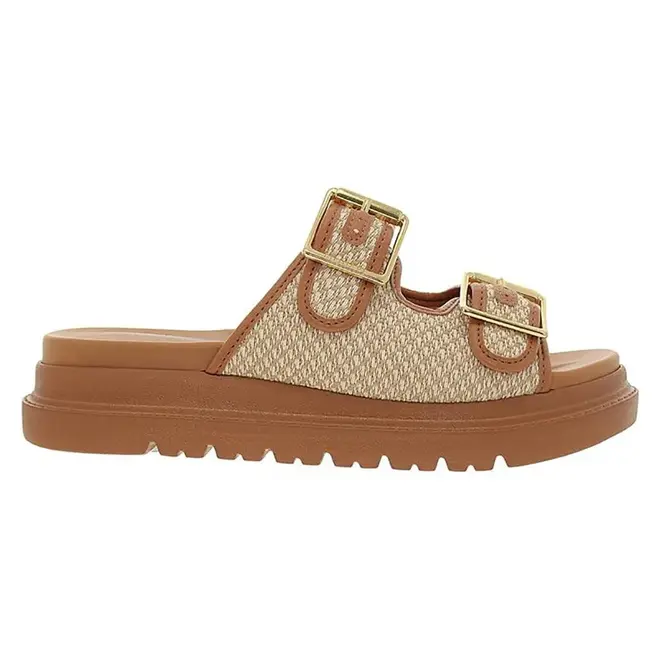 Papete Rasteira Modare Camel Feminina