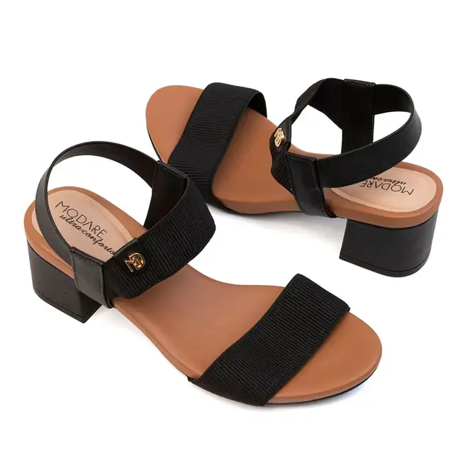Sandália Salto Modare Preto Feminina