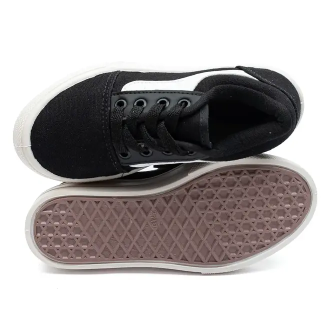 Tênis Blittz Preto e Branco Menino