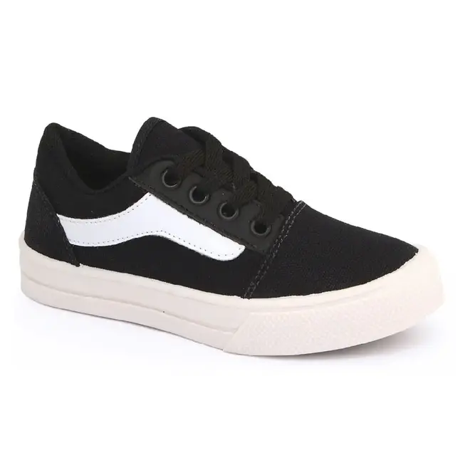 Tênis Blittz Preto e Branco Menino