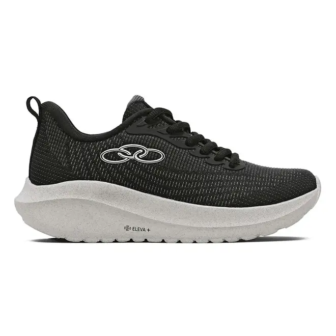 Tênis Olympikus Acqua Preto e Branco Menino