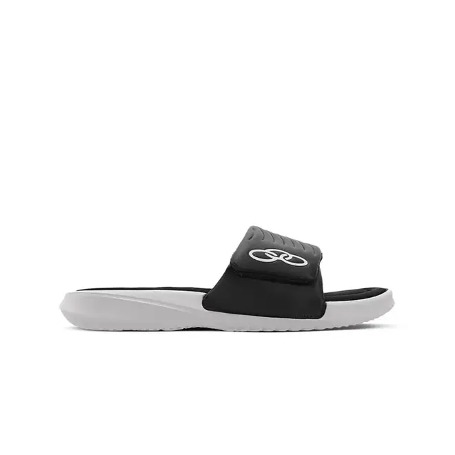 Chinelo Slide Olympikus Preto e Branco Masculino