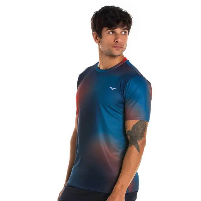 Camiseta de Corrida Mizuno Core Graphic Masculina